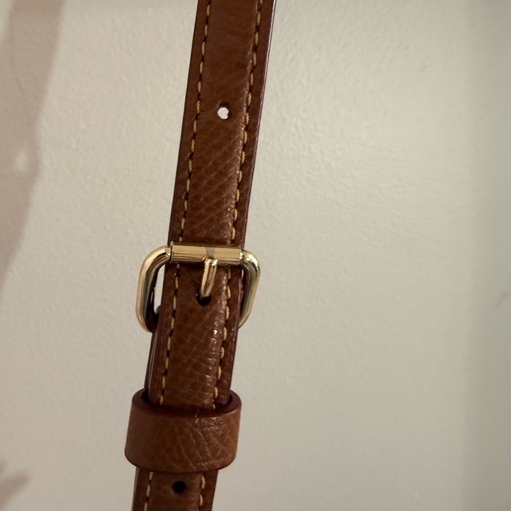 Coach Signature Brown and Tan Crossbody Bag and Wristlet and Card Holder - Picture 8 of 16